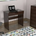 thumbnail image 1 of Inval Writing Desk with Drawer, Espresso-Wengue Finish, 1 of 6