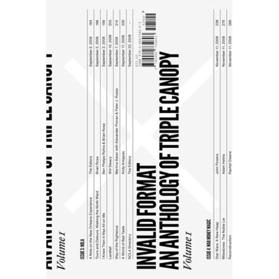 Pre-Owned Invalid Format: An Anthology of Triple Canopy: Volume 1 Paperback