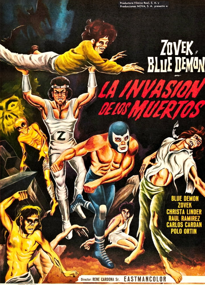 Invasion Of The Dead Canvas Art -  (11 x 17)
