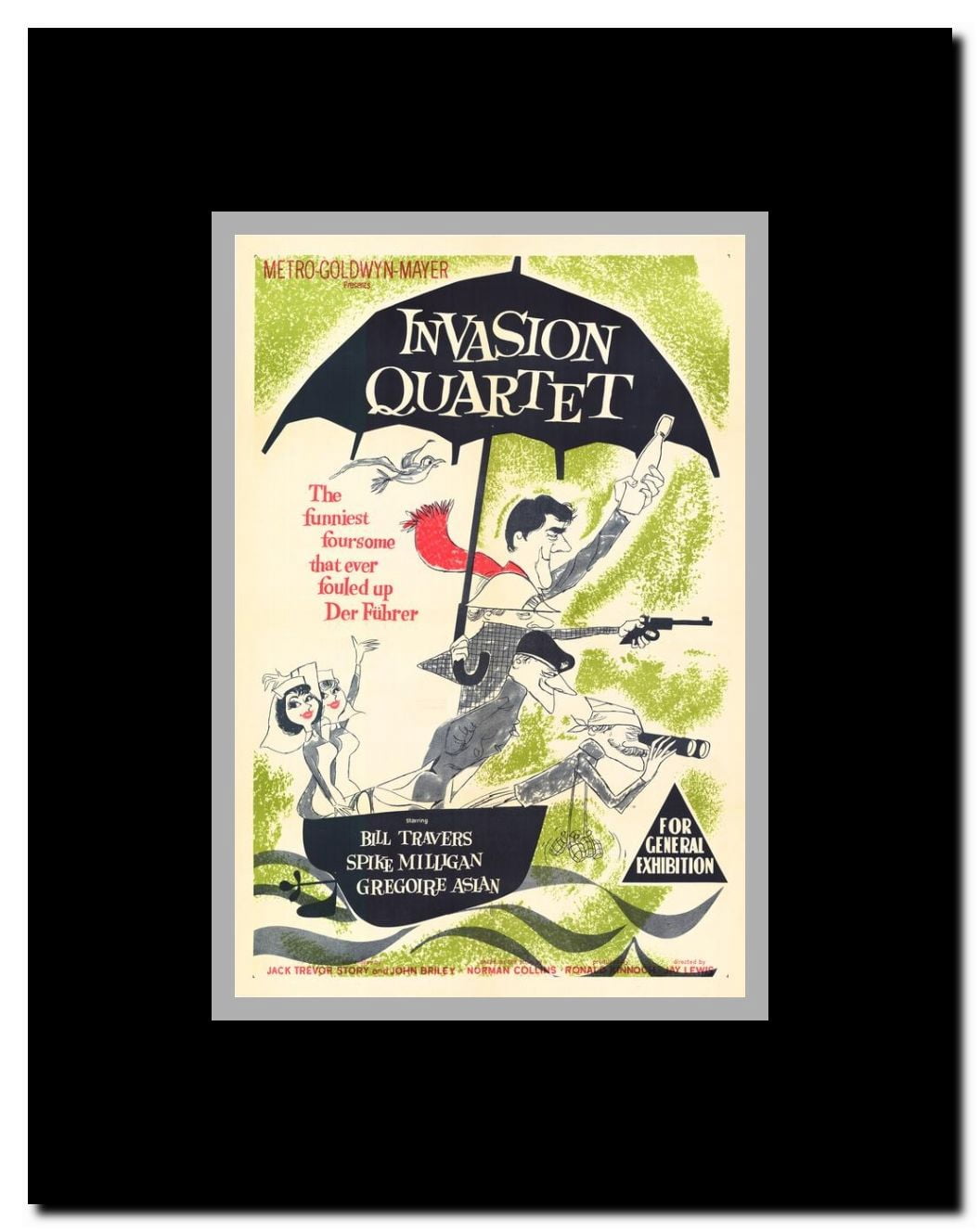 Invasion Quartet Framed Movie Poster