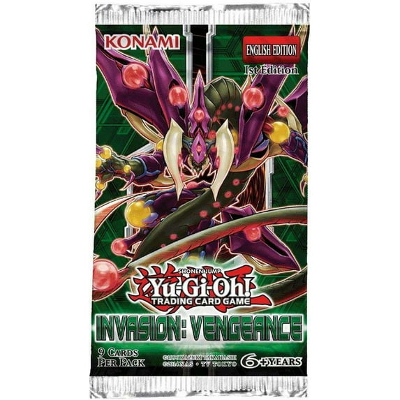 YuGiOh Invasion Vengeance Booster Pack