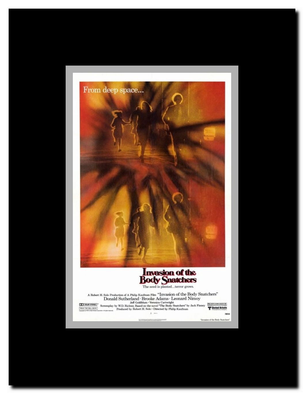 Invasion of the Body Snatchers Framed Movie Poster