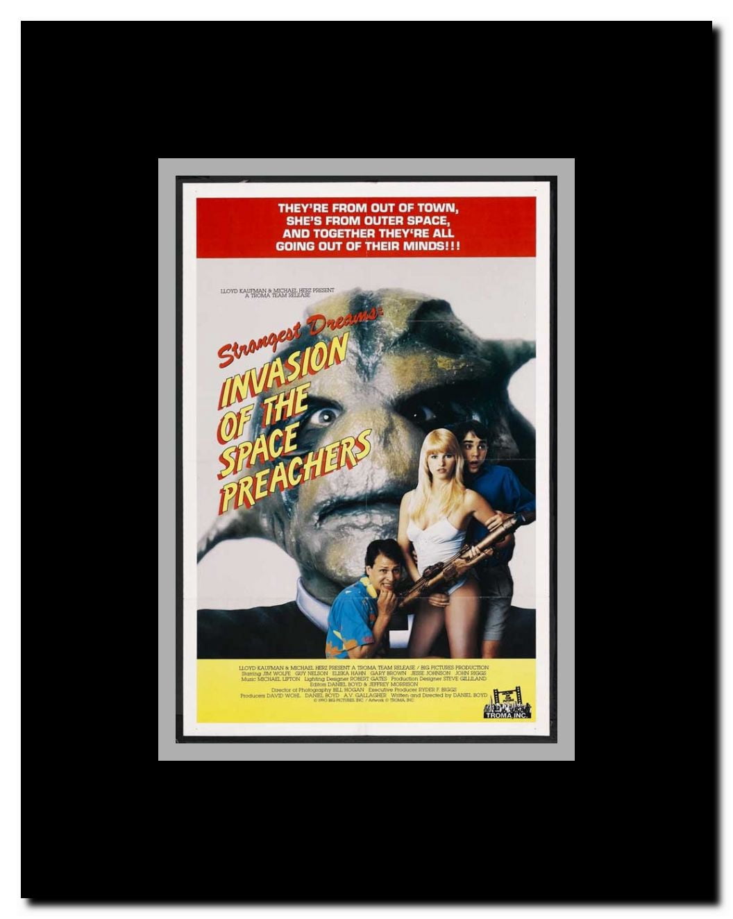 Invasion of the Space Preachers Framed Movie Poster