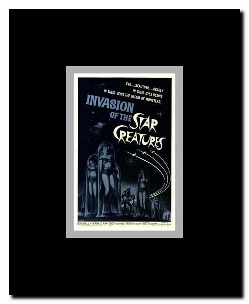 Invasion of the Star Creatures Framed Movie Poster