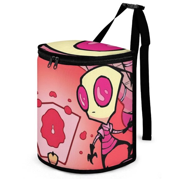 Invasor-zim Car Trash Can Waterproof Car Trash Bin Collapsible Portable Auto Garbage Bag Large Capacity Trashcan Storage Bag Multipurpose Car Organizer Hanging