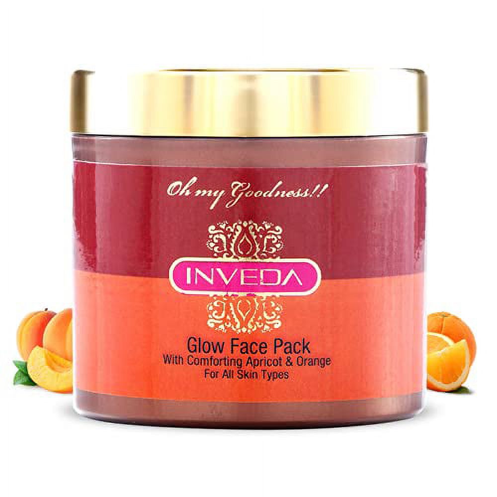 Inveda Glow Face Pack, Helps To Reduce Dead Skin, Blackheads, Clogged Pores With Aloe Vera