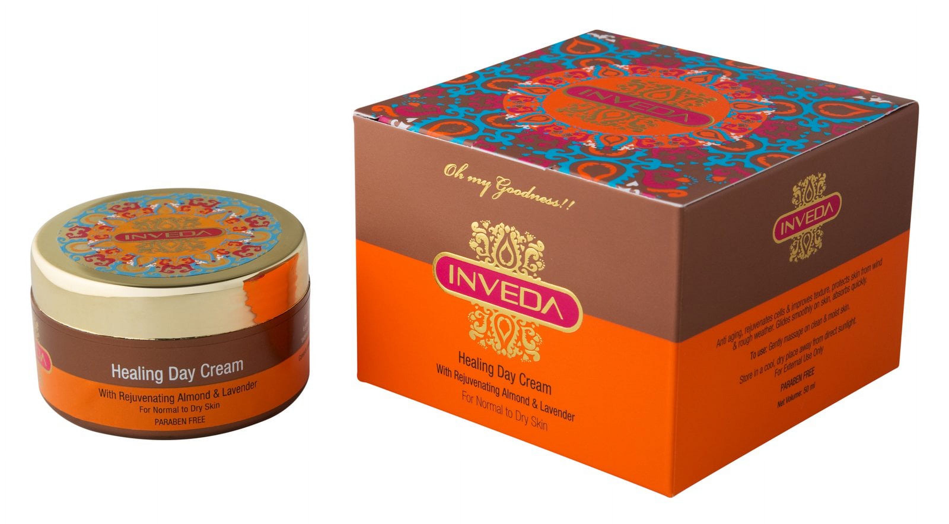 Inveda Healing Day Cream With Almond And Lavender For Hydrated