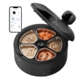 thumbnail image 1 of Invengo Smart Automatic Cat Feeder with Cooling & Heating, Wet & Dry Food Dispenser with 3MP Camera, App Control, Touch Screen, 5 Meal Timer, Black, 1 of 10