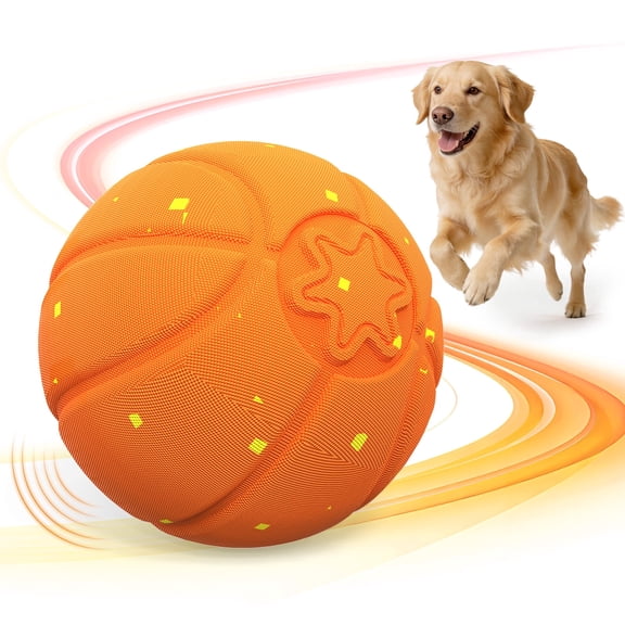 Invengo Smart Interactive Dog Toy, Automatic Moving, Bouncing, and Rotating, E-TPU Material, IP65 Waterproof, 3 Modes, Active Rolling Ball for Medium and Large Dogs