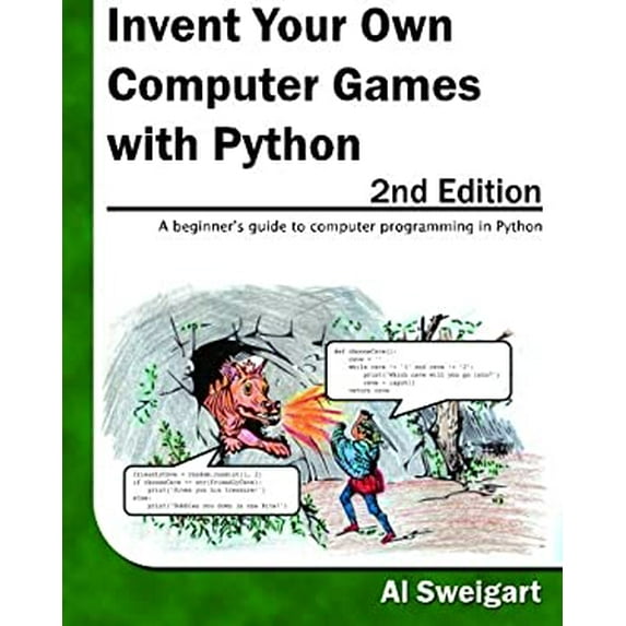Pre-Owned Invent Your Own Computer Games With Python Paperback Al Sweigart