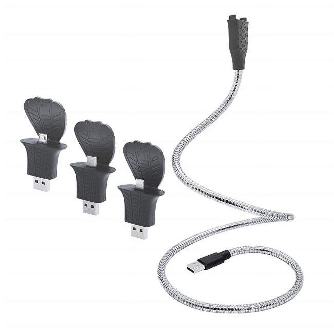 Inventel Products 237107 Cobra Coil 4-in-1 Flexible Charging Station ...