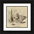 thumbnail image 1 of Inventions 12x12 Black Ornate Wood Framed with Double Matting Museum Art Print Titled - Baltimore Steam Gun, 1 of 4
