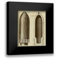 thumbnail image 1 of Inventions 15x18 Black Modern Framed Museum Art Print Titled - Exploding Artillery Shell for Breech-Loaders, 1 of 5