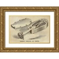 thumbnail image 1 of Inventions 32x23 Gold Ornate Wood Framed with Double Matting Museum Art Print Titled - Rodmans Improved Car Bumper, 1 of 4