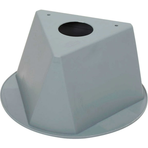 Inventory Control Cone, 10"L x 10"W x 5"H, Gray, Lot of 5