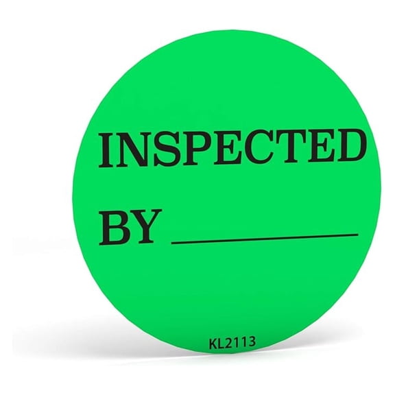 Inventory Control Stickers - 2 Inch Circle Labels, 6000 Pack - Shipping & Warehouse Labels, Permanent Adhesive - Made in USA