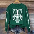 thumbnail image 1 of Inverlee Halloween Sweatshirts for Women Plus Size Pumpkin Ghost Graphic T-shirt Work Round Neck Sweatshirt Long Sleeve Dressy Casual Pullover Tops Halloween Clothes, 1 of 6