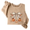 thumbnail image 1 of Inverlee Thanksgiving Sweatshirts for Women Cute Turkey Pumpkin Graphic Sweatshirt Casual Long Sleeve Soft Shirts Crewneck Holiday Pullover Outfit, 1 of 3