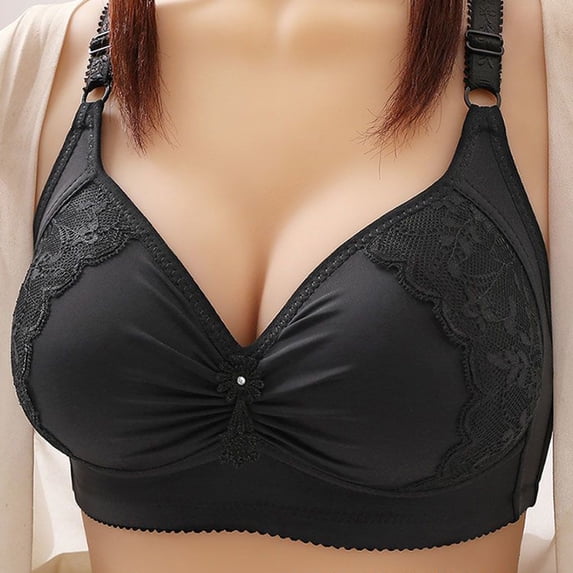 Inverlee Women's Bras Plus Size Lift T-shirt Bras Seamless Comfortable Bralettes Elegant Everyday Full Figure Bras Romantic Gifts for Her