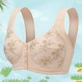 thumbnail image 1 of Inverlee Women's Bras Wirefree Push Up T-shirt Bras Seamless Full Coverage Bralettes Elegant Daily Full Figure Bras Valentines Days Gifts, 1 of 4