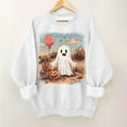 thumbnail image 1 of Inverlee Women's Halloween Sweatshirts Plus Size Pumpkin Ghost Graphic T-shirt Classic Crewneck Sweatshirt Long Sleeve Tunic Pullover Tops Halloween Costumes, 1 of 4