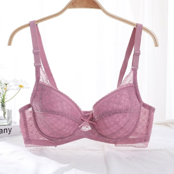 Inverlee Women's Lace Bras No Wire Lift T-shirt Bras Seamless Comfortable Bralettes Elegant Daily Full Figure Bras Gifts for Her