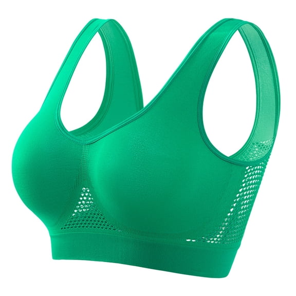 Inverlee Women's Sports Bras Wirefree Push Up T-shirt Bra Seamless Comfortable Bralettes Elegant Yoga Training Bras