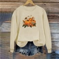 thumbnail image 1 of Inverlee Women's Thanksgiving Sweatshirts Plus Size Turkey Pumpkin Graphic Sweatshirt Trendy Long Sleeve Soft Shirts Round Neck Dressy Casual Tops Outfit, 1 of 4