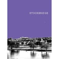thumbnail image 1 of Inverleith Edinburgh Scotland Scottish Landmark Purple Art Print, 1 of 1