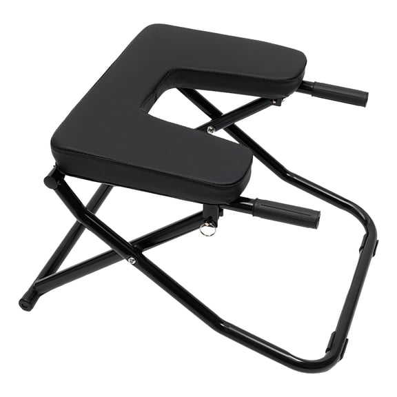 Inversion Chair, Foldable Back Stretcher and Spinal Decompression Equipment, 330 lbs Capacity, Black Inversion Therapy Chair for Home Use