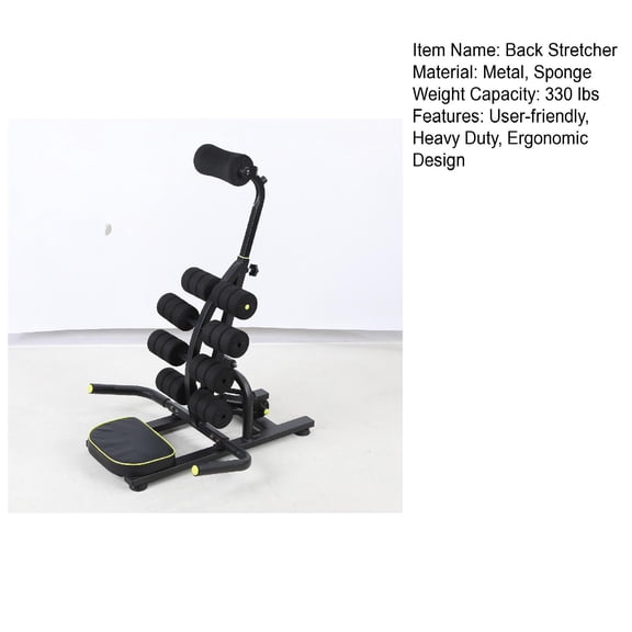 Inversion Equipment Relieves Back Pain,Stretch The Back and Neck,330 lbs Weight Capacity,Safe Spine Alignment Stretcher for Home and Gym Use