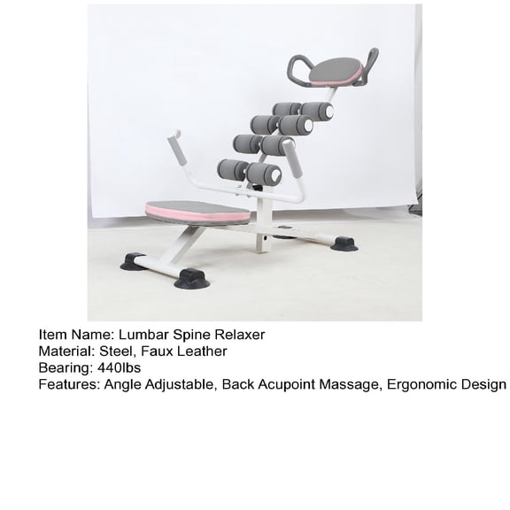 Inversion Table for Back Pain Relief,Adjustable Backrest,Acupoint Massage,Ergonomic Design,Thickened Floor Pads,Back Stretcher for Home & Gym Use,Supports 440 lbs