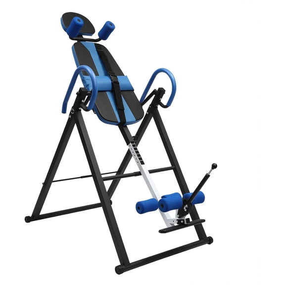 Inversion Table, Back Stretcher with 330.7LBS Load Capacity, Height Adjustable Strength Inversion Equipment Back Stretcher Machine Space-Saving Inversion Table for Back Pain Muscle Tension