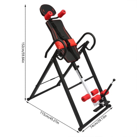 Inversion Table Back Therapy Fitness Pain Hang Gravity Relief Heavy Duty TOP