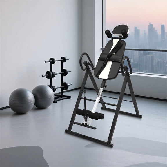 Inversion Table, Extended Ankle Lock Handle, Back Pain Relief Kit