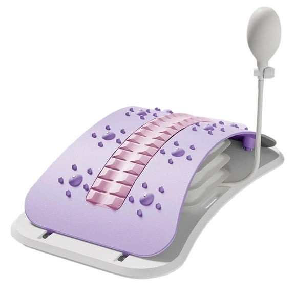 Inversion Table Yoga Auxiliary Tool for Stretching and Massaging Back Stretcher for Lower Back Adjustable Height 53*120Mm Lower Dorsum Stretcher with Acupressure Massage Back Stretcher