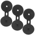 thumbnail image 1 of 3pcs Black Jar Lid Dispenser for Shampoo Bottle Accessory Bathroom Home Use TPE Leak-proof, 1 of 6
