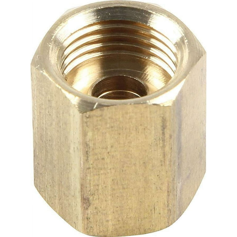 Allstar Inverted Flare Union 4pk 1/4in Line 7/16-24 Allstar Inverted Flare Union 4pk 1/4in Line 7/16-24