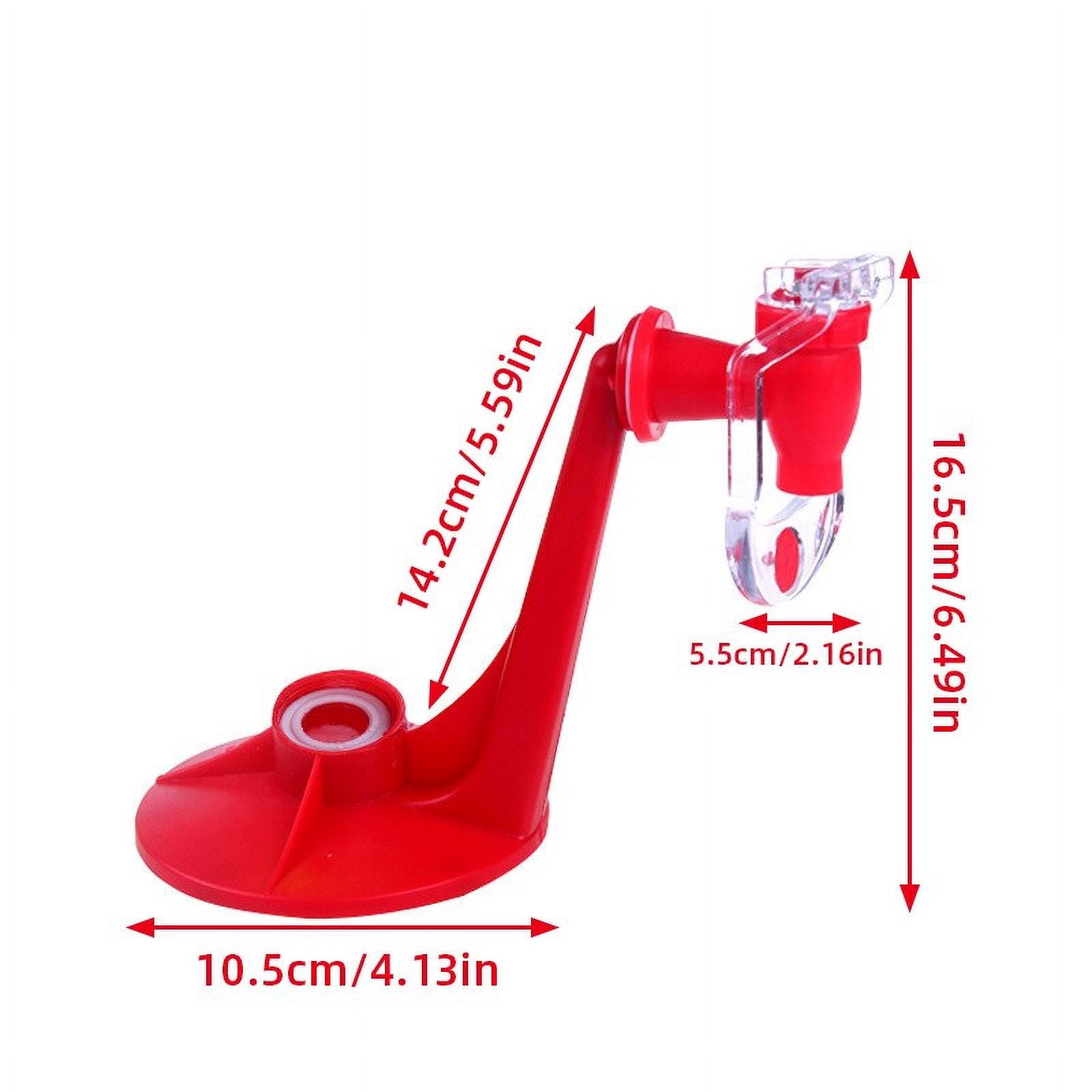 Inverted Hand Pump Water Dispenser Mini Bottle Pump Red-2 Tabletop ...