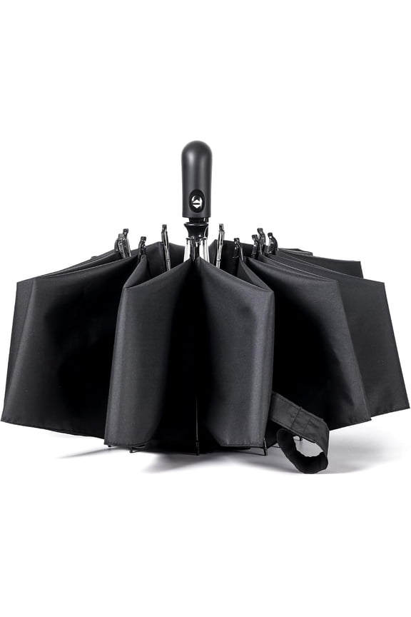 Inverted Umbrella 54 inch Large Windproof Umbrellas Auto Open And Close Compact Reverse Closed, Folding Storage for Women And Men, Travel Foldable Large Size Oversize Fold 10 Ribs Sturdy