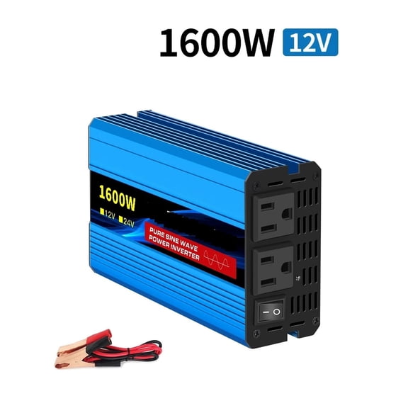 Inverter 2500W 3500W Power DC12V/24V To AC 220 60HZ Pure Sine Converter With LED ,Easy to Operate