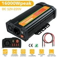 thumbnail image 1 of Inverter, 8000W/16000W(Peak) Car Power Inverter Dc 12V To 100/120V Ac Converter, for Camping/Road Trips/ Outdoor Work, 1 of 11