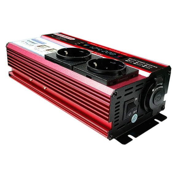 Inverter, Converter With Inverter Car Rv Inverter Sine Inverter Sine Inverter Car Inverter Car Rv Solar With Lcd Display Mewmewcat Inverter Eryue Solar Rusuo Dsfen Red