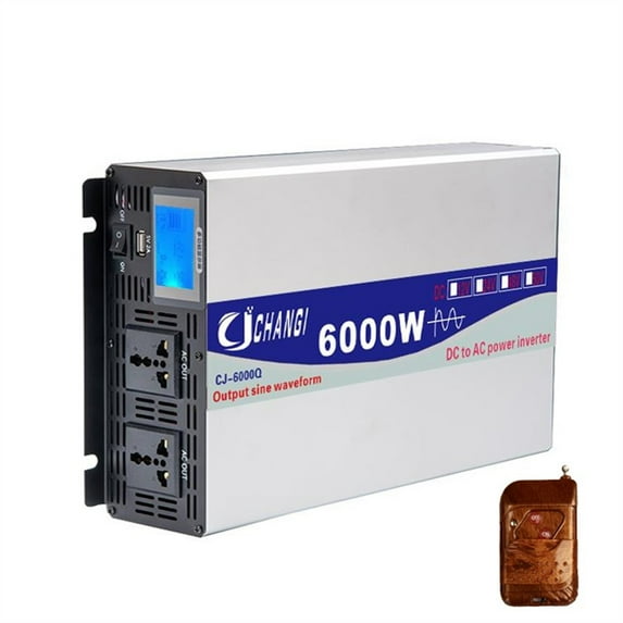 Inverter Pure Wave Current 4000W/5000W/6000W/8000W (peak Value) Transformer DC 12V/24V/48V/60V To AC Sine Wave Inverter Automobile, Household Automobile ,High-Efficiency Power Supply