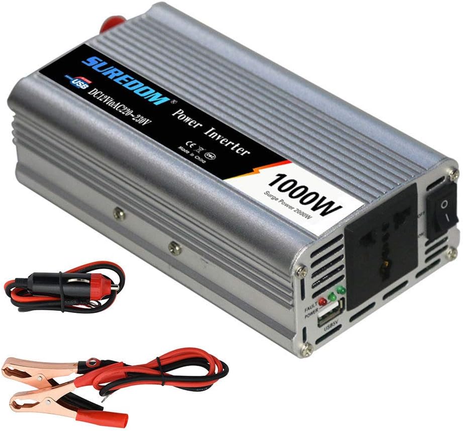 Goobay Inverter 12V A 230V, 2000W, Per Auto E Camper