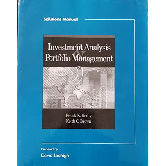 Pre-Owned Inves Analysis Port Mgmt Sm Paperback