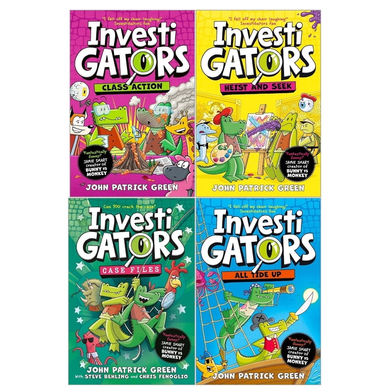 InvestiGators Series Books (6-9) by John Patrick Green 4 Books