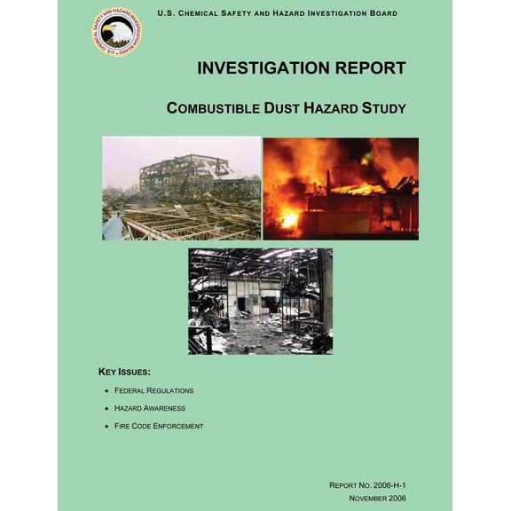 Investigation Report - Combustible Dust Hazard Study