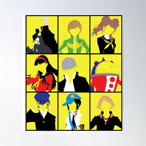 Investigation Team Poster Wall Art, Modern Wall Decor For Living Room Bedroom, 8x12 UNFRAMED