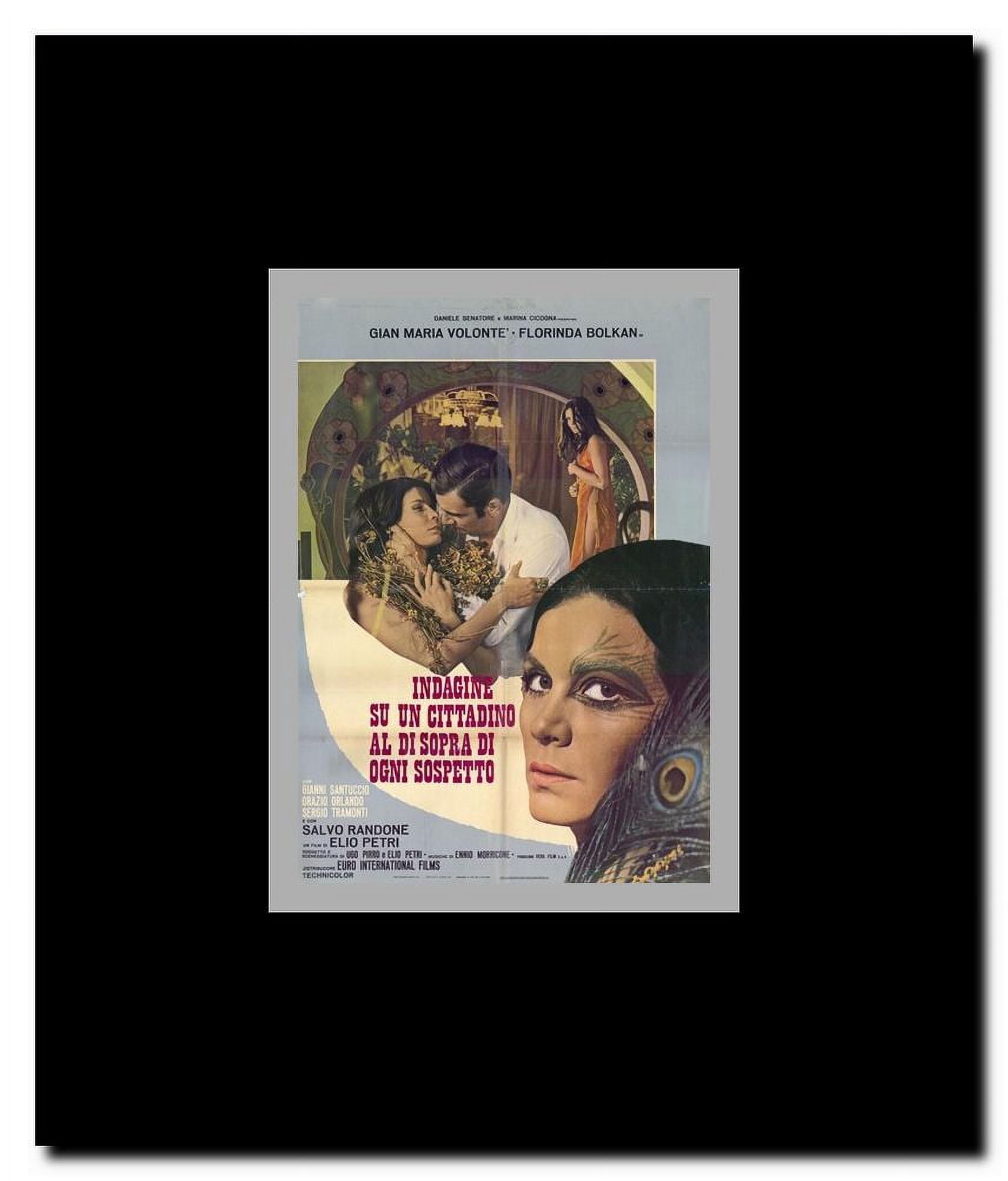Investigation of a Citizen Above Suspicion Framed Movie Poster
